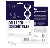 Маска Beauty Solution "Collagen Concentrate" 27мл. тканевая, интенсивное питание